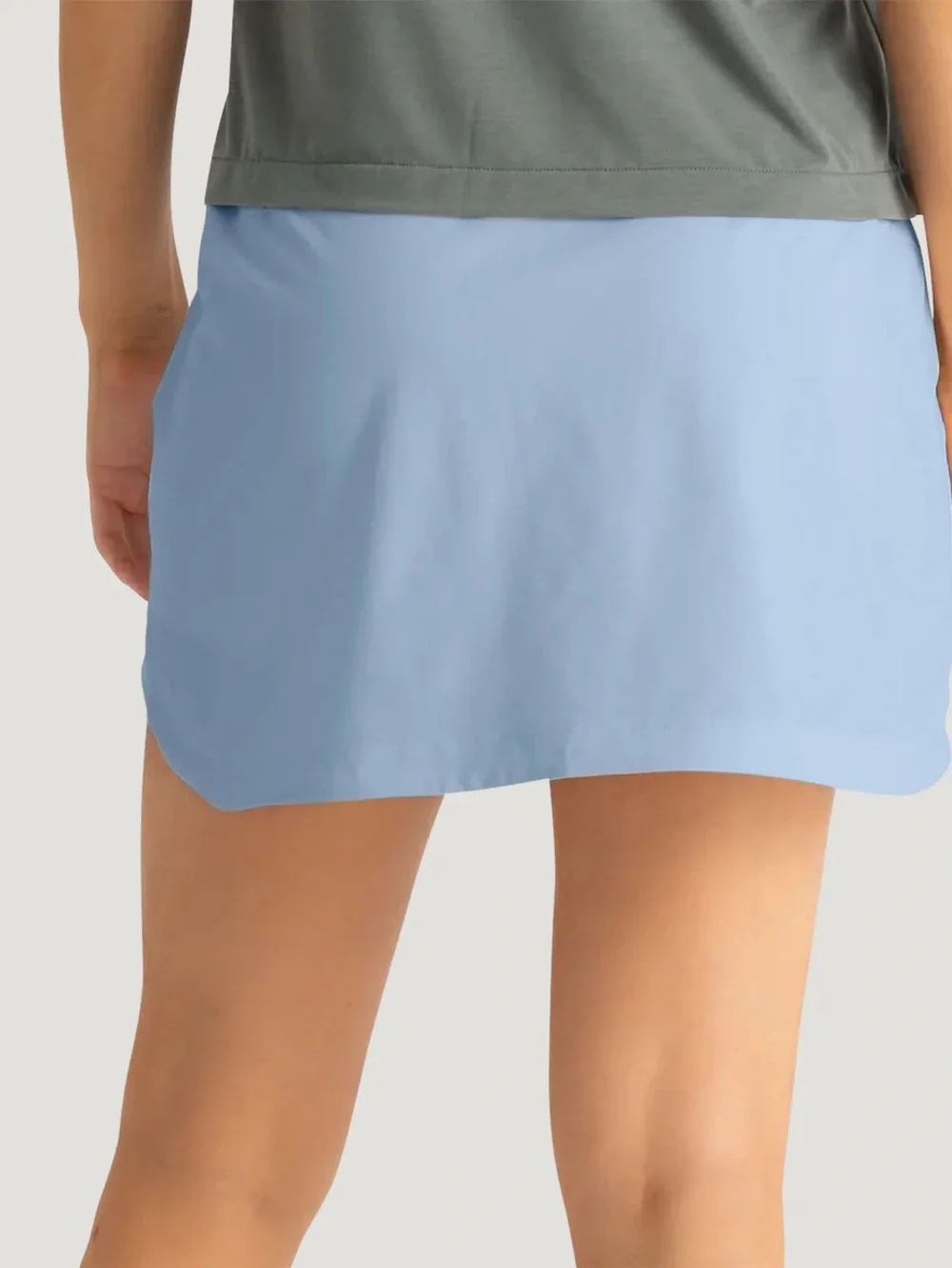 Free Fly Light Blue Athletic Skort